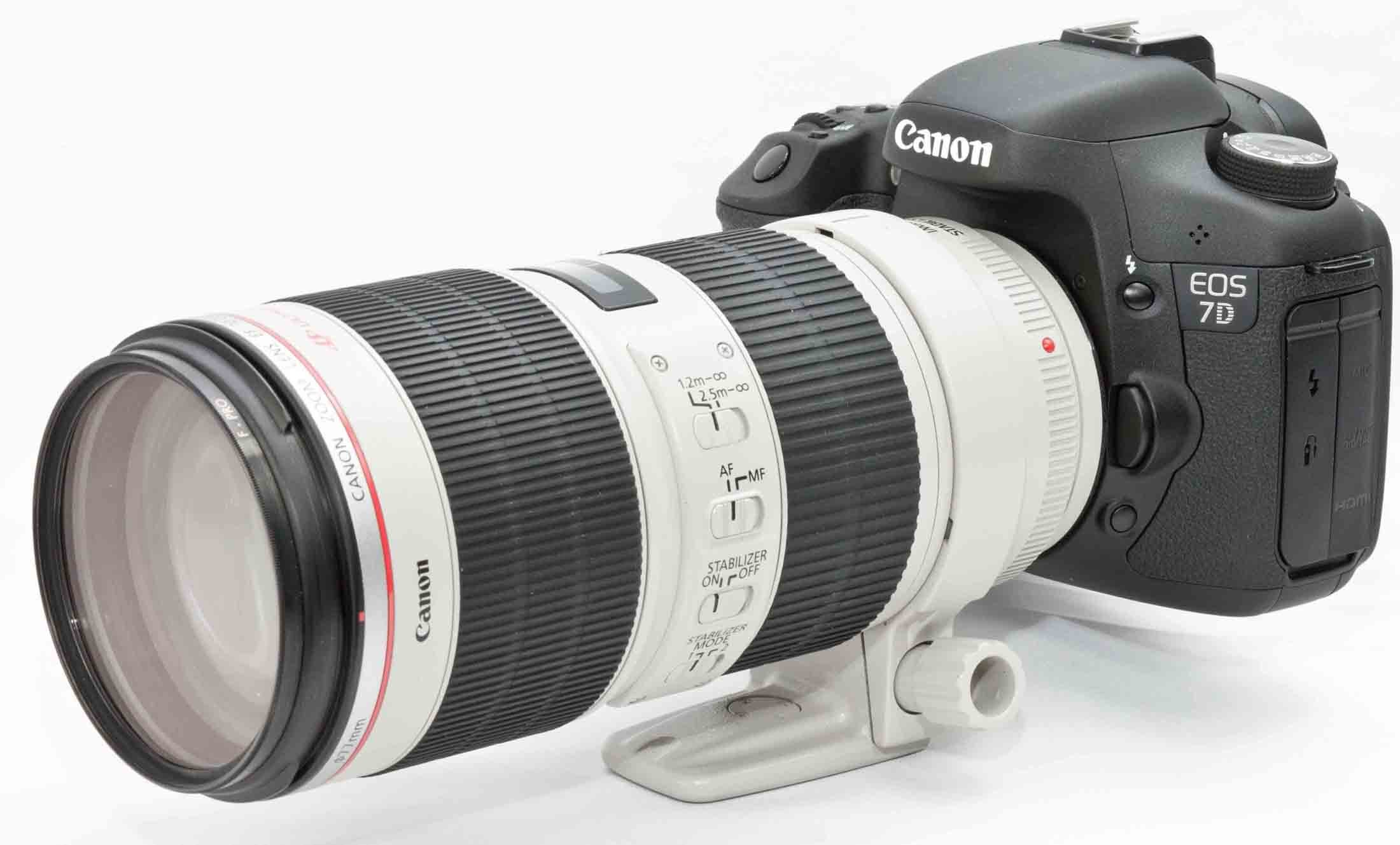 Canon 70–200mm f/2.8L IS II USM. 